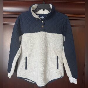 Lauren James Navy Quilted Jacket